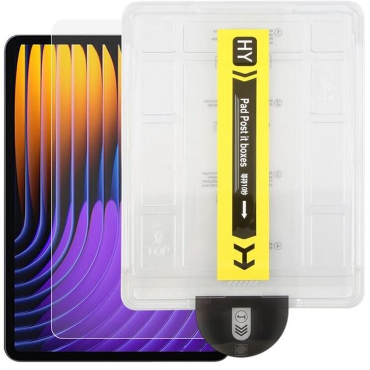 Защитное стекло Deexe Crystal Easy Install Glass для Xiaomi Pad 7 / 7 Pro: фото 1 из 8
