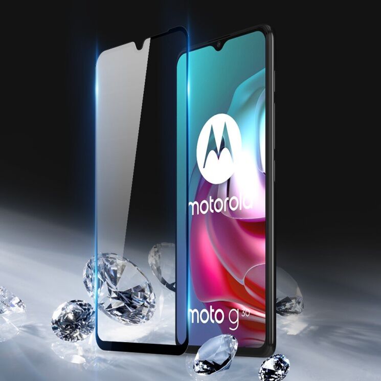 Защитное стекло DUX DUCIS Full Glue для Motorola Moto G10 / Moto G20 / Moto G30 - Black: фото 3 из 6