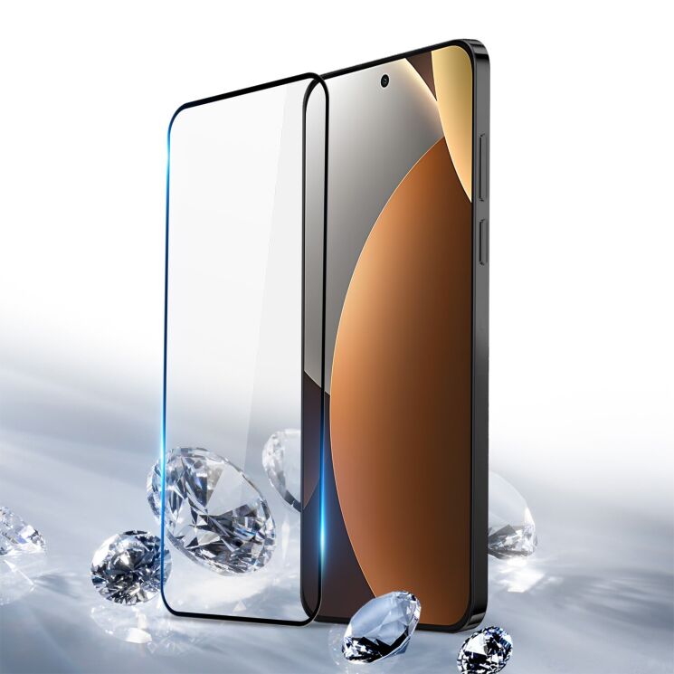 Защитное стекло DUX DUCIS Full Glue для Xiaomi Redmi Note 15 Pro 5G - Black: фото 2 из 7
