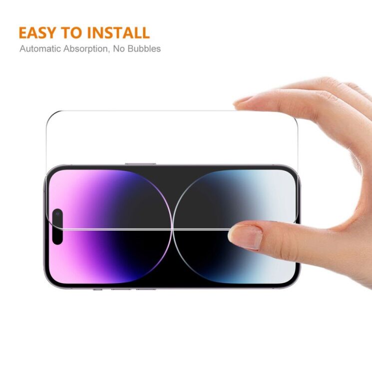 Защитное стекло HAT PRINCE 0.26mm для Apple iPhone 15 Pro - Transparent: фото 3 из 8