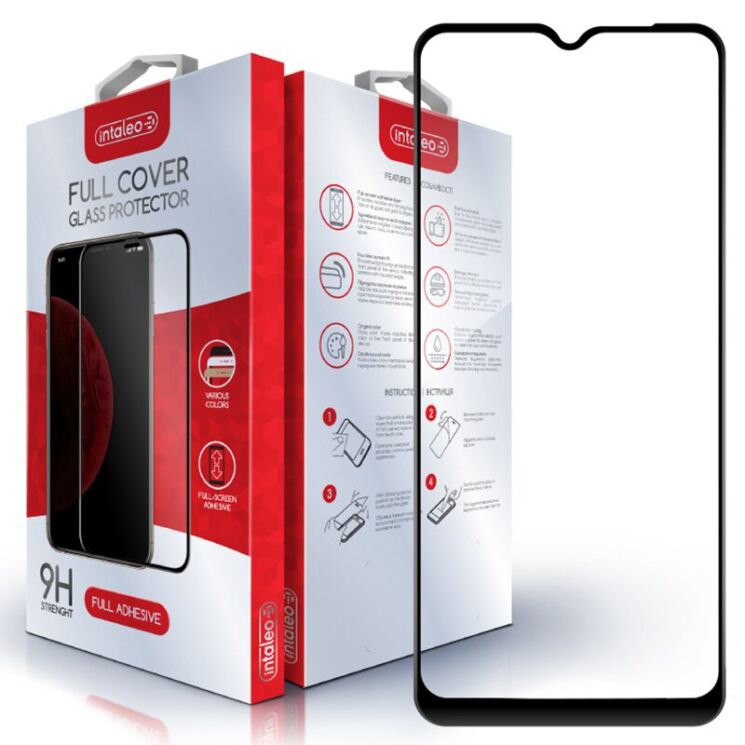 Защитное стекло Intaleo Full Glue для OPPO A17 / A17k - Black: фото 1 из 9