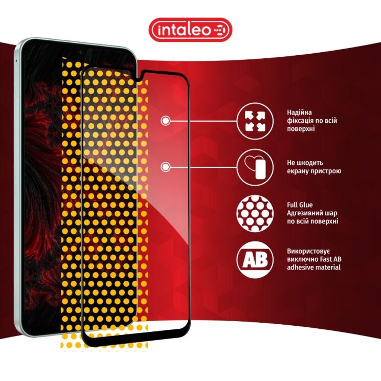 Защитное стекло Intaleo Full Glue для Samsung Galaxy A27 (A276) - Black (408650B) Защитное стекло Intaleo Full Glue для Samsung Galaxy A27 (A276) - Black: фото 8 из 9