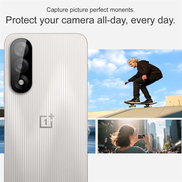 Защитное стекло на камеру IMAK Black Glass Lens для OnePlus Nord 5 / Ace 5 Ultra - Black: фото 5 из 7