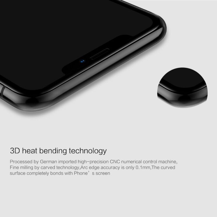 Захисне скло NILLKIN 3D CP+ MAX для Apple iPhone 11 / iPhone XR - Black: фото 4 з 10
