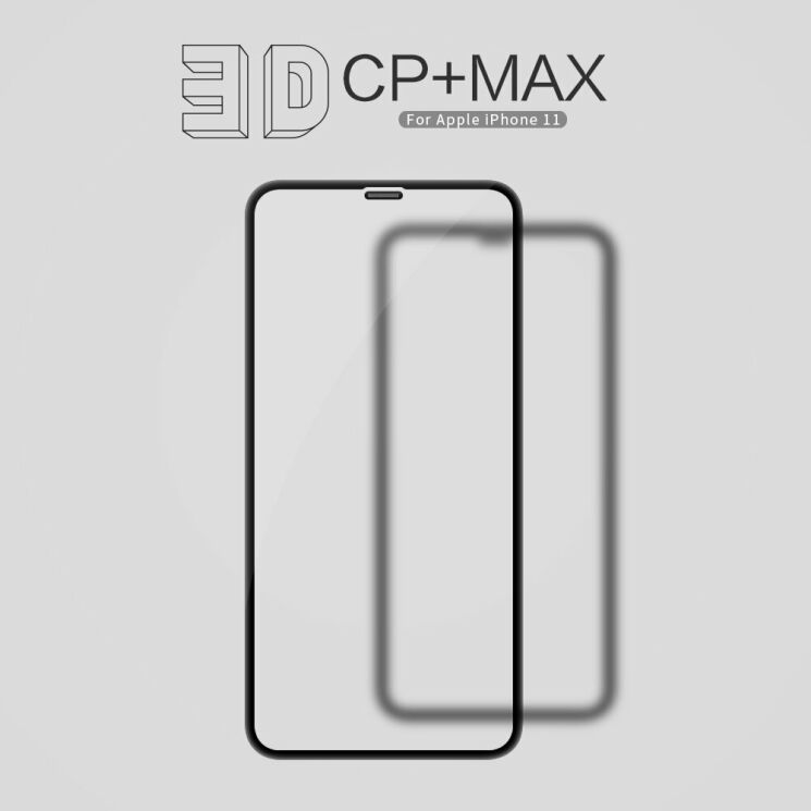 Захисне скло NILLKIN 3D CP+ MAX для Apple iPhone 11 / iPhone XR - Black: фото 1 з 10