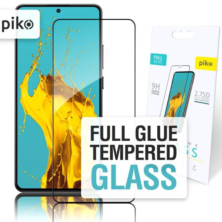 Защитное стекло Piko Full Glue для Xiaomi Poco X7 Pro - Black: фото 1 из 5