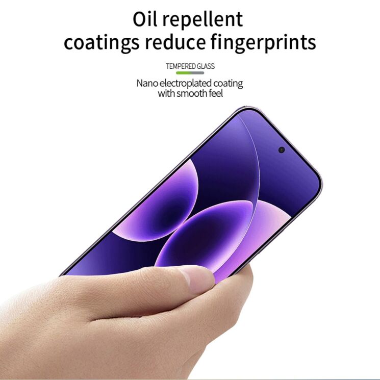 Защитное стекло PINWUYO Full Glue Cover для Xiaomi 17 Pro Max - Black (401431B) Защитное стекло PINWUYO Full Glue Cover для Xiaomi 17 Pro Max - Black: фото 5 из 9