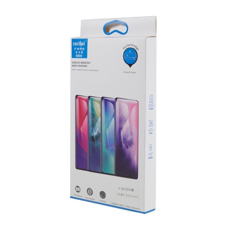 Защитное стекло RURIHAI 3D Curved CF для Honor Magic 5 Lite - Black: фото 8 из 8