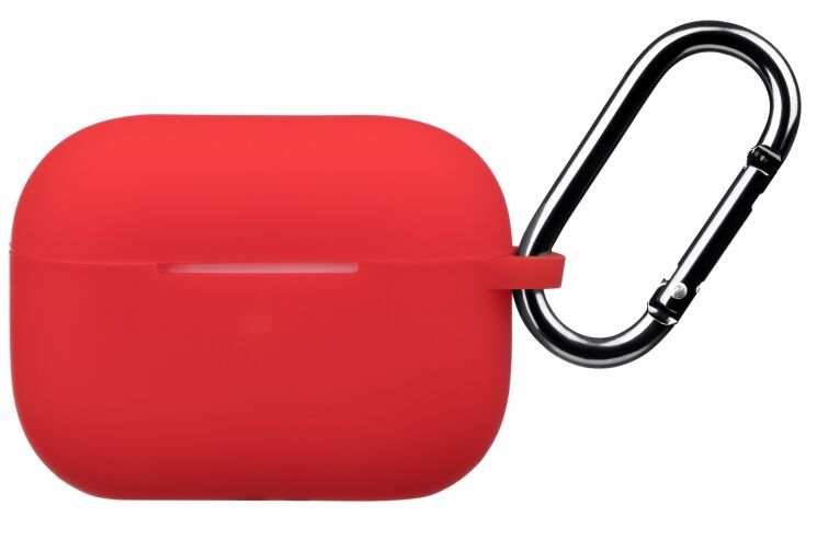 Захисний чохол 2E Pure Color Silicone (2.5mm) для Apple AirPods Pro - Red: фото 1 з 4