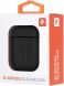 Захисний чохол 2E Pure Color Silicone Imprint (1.5mm) для Apple AirPods 1 / 2 - Black (204514B). Фото 3 з 3