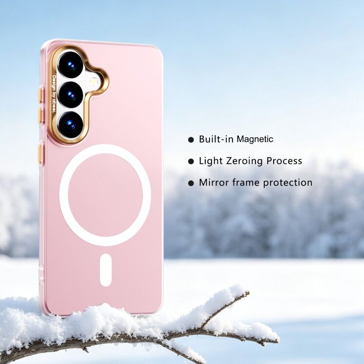 Защитный чехол ABEEL Aero Mag для Samsung Galaxy S26 (S942) - White: фото 6 из 6