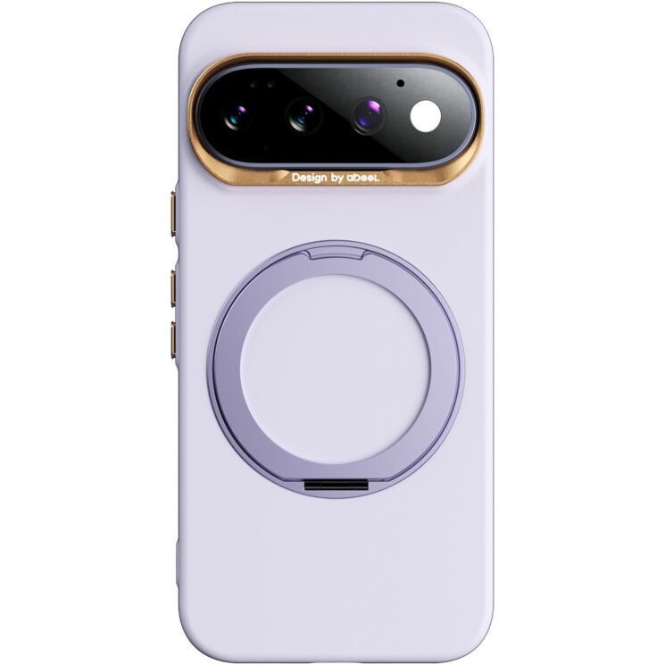 Защитный чехол ABEEL Silk Ring Magnetic для Google Pixel 11 / 11 Pro - Lilac Purple: фото 1 из 7