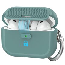 Защитный чехол AHASTYLE JY26 для Apple AirPods Pro 3 - Midnight Green: фото 1 из 8