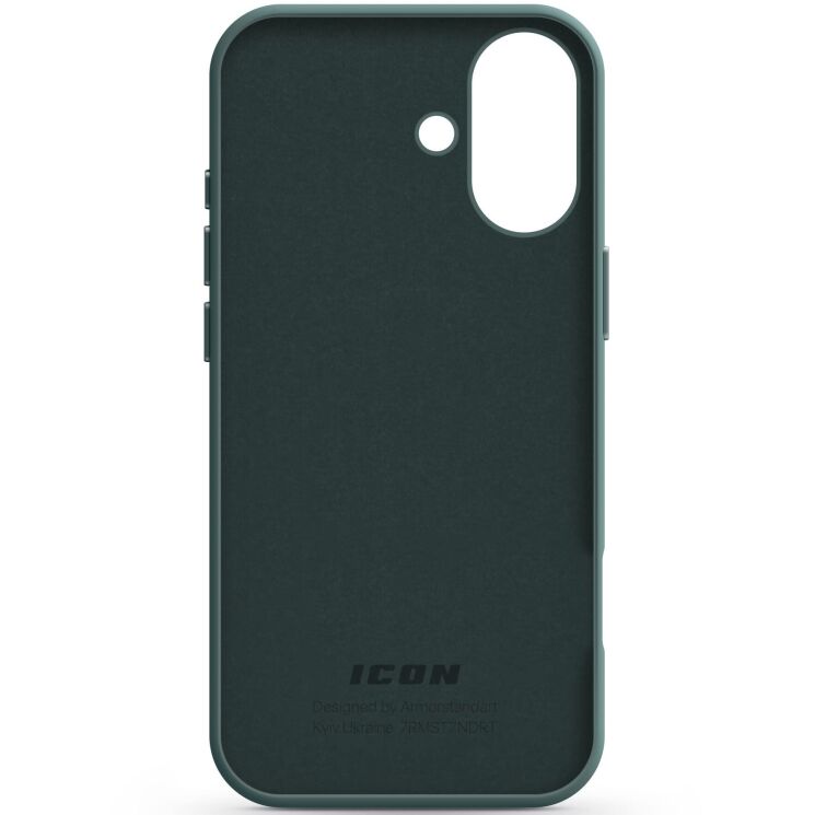 Защитный чехол ArmorStandart ICON2 Case для Apple iPhone 16 - Lake Green: фото 2 из 9