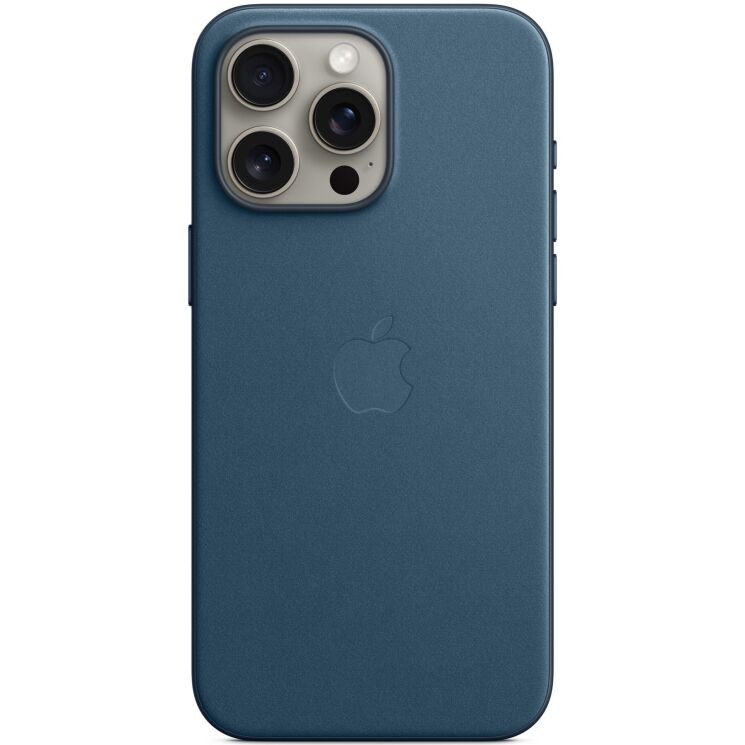 Захисний чохол Copiex FineWoven with MagSafe для Apple iPhone 15 Pro Max - Pacific Blue: фото 1 з 3