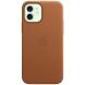 Защитный чехол Copiex Leather Case with MagSafe для Apple iPhone 12 / iPhone 12 Pro - Saddle Brown (369205Z). Фото 3 из 6