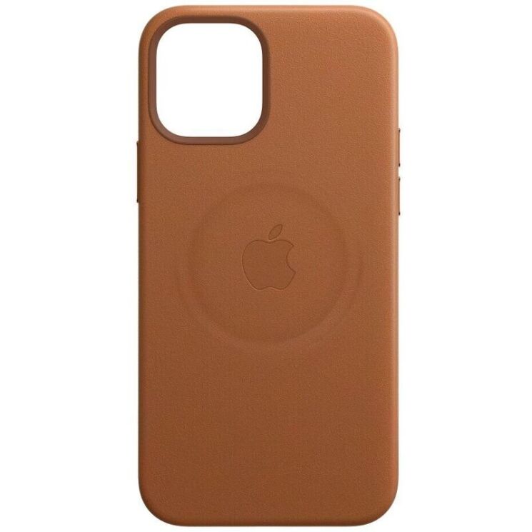 Защитный чехол Copiex Leather Case with MagSafe для Apple iPhone 12 / iPhone 12 Pro - Saddle Brown: фото 6 из 6