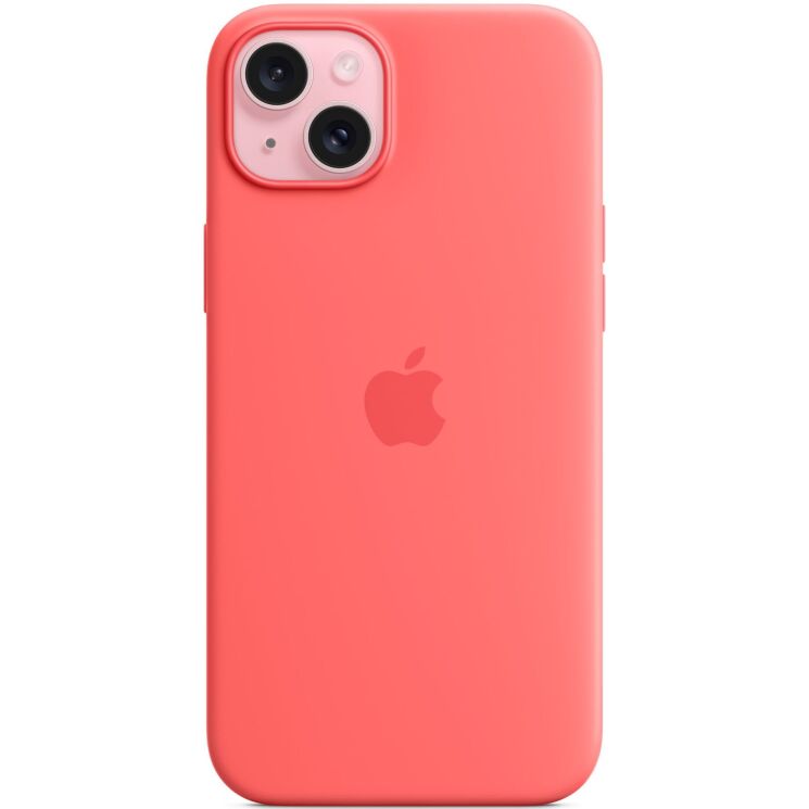 Захисний чохол Copiex Silicone Case with MagSafe для Apple iPhone 15 Plus - Guava: фото 2 з 3