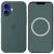 Защитный чехол Copiex Silicone Case with MagSafe для Apple iPhone 16 - Lake Green: фото 1 из 3