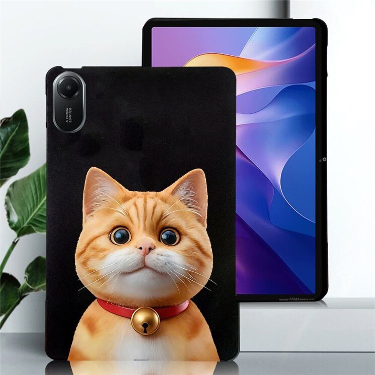 Захисний чохол Deexe Animal Series для Xiaomi Redmi Pad 2 - Shorthair Cat: фото 2 з 4