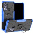 Защитный чехол Deexe Armor Bear для Infinix Hot 11s (X6812) - Blue (302314L)