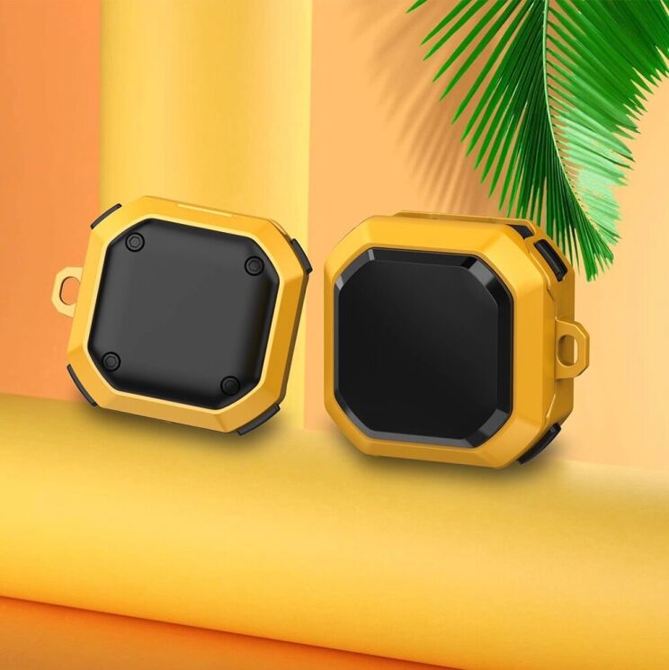 Захисний чохол Deexe Armor Cover для Samsung Galaxy Buds Live / Buds Pro / Buds 2 / Buds 2 Pro / Buds FE - Black: фото 2 з 8