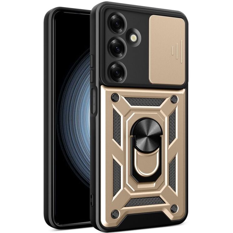 Захисний чохол Deexe Armor Shield для Samsung Galaxy M35 (M356) - Gold: фото 1 з 8
