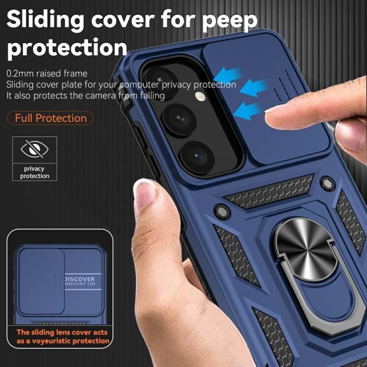 Защитный чехол Deexe Armor Shield для Samsung Galaxy S25 (S931) - Black: фото 6 из 9
