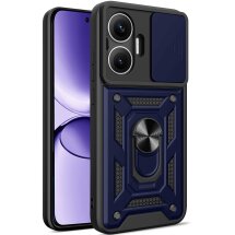Защитный чехол Deexe Armor Shield для Xiaomi Poco F7 - Blue: фото 1 из 9