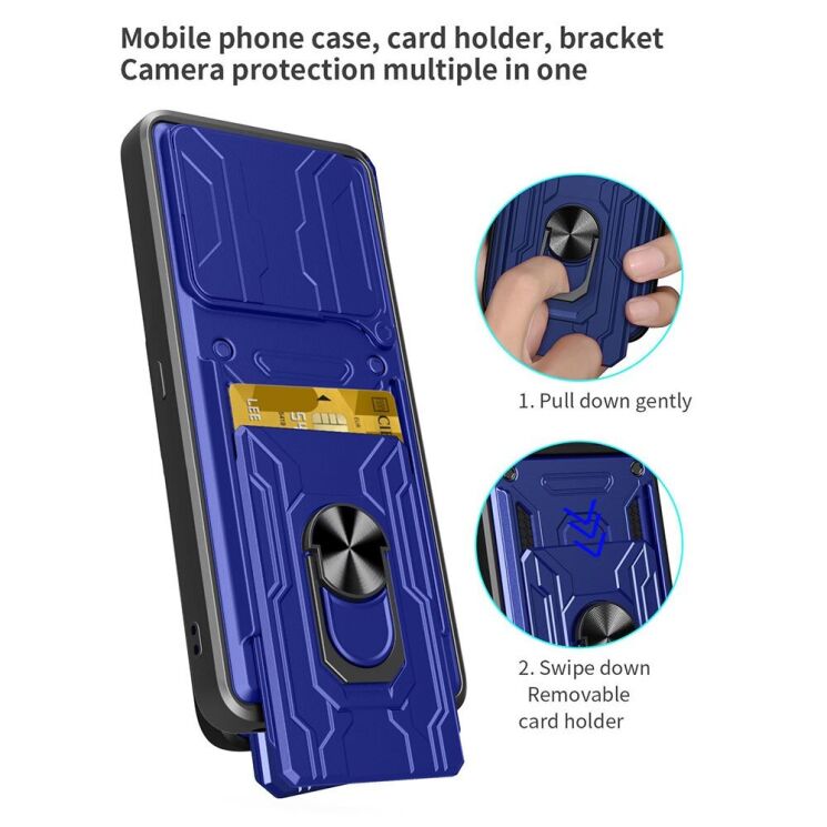 Защитный чехол Deexe Armor Slider для Nothing Phone (2a) - Black: фото 6 из 8