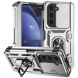 Защитный чехол Deexe Armor Slider (FF) для Samsung Galaxy Fold 6 - Silver (357627S). Фото 1 из 10