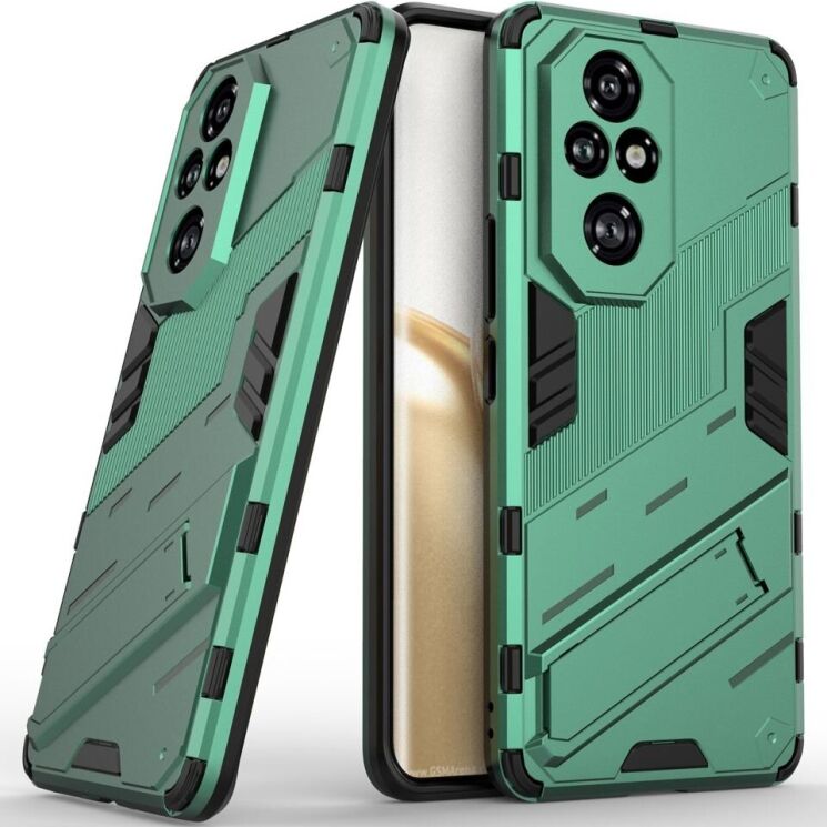 Захисний чохол Deexe Bibercas для Honor 200 Pro - Green: фото 1 з 7