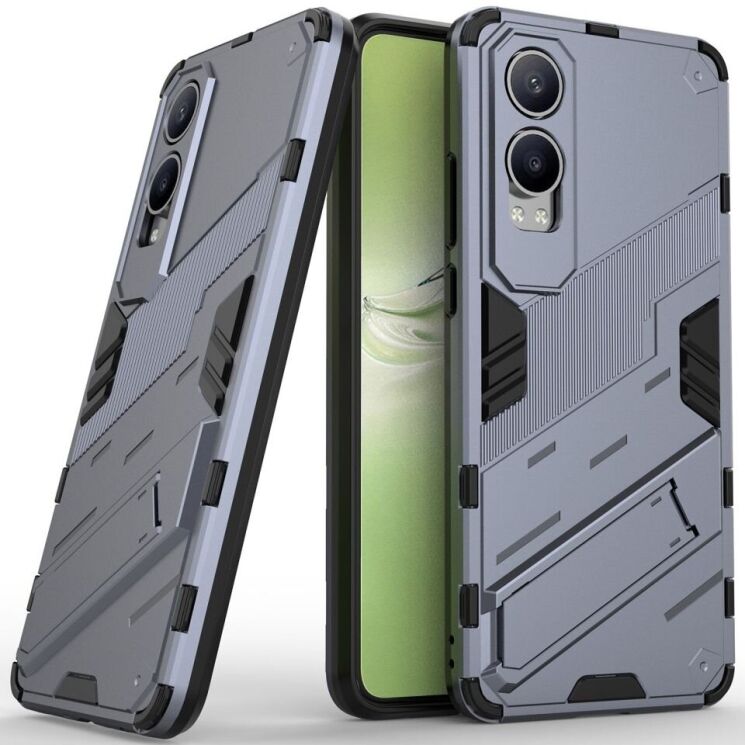 Защитный чехол Deexe Bibercas для OnePlus Nord CE 4 Lite - Grey: фото 1 из 8
