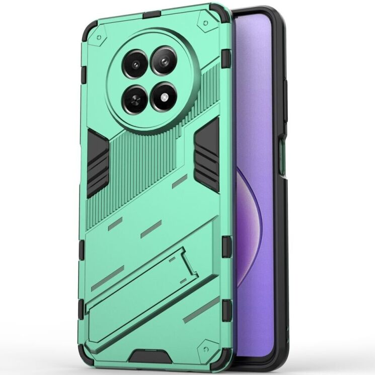 Защитный чехол Deexe Bibercas для Realme 12 5G - Green: фото 2 из 7