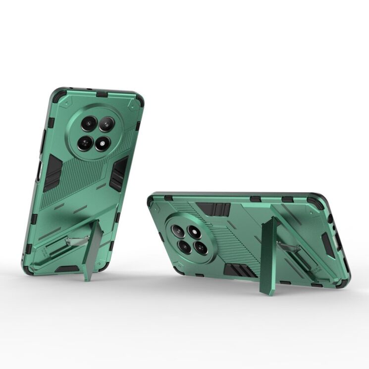 Защитный чехол Deexe Bibercas для Realme 12 5G - Green: фото 3 из 7