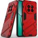 Защитный чехол Deexe Bibercas для Realme 12 / 12 Plus - Red (355503R). Фото 1 из 6