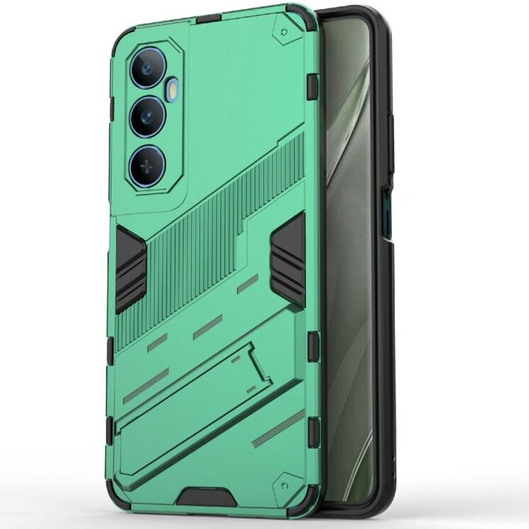 Захисний чохол Deexe Bibercas для Realme C65 - Green: фото 2 з 8