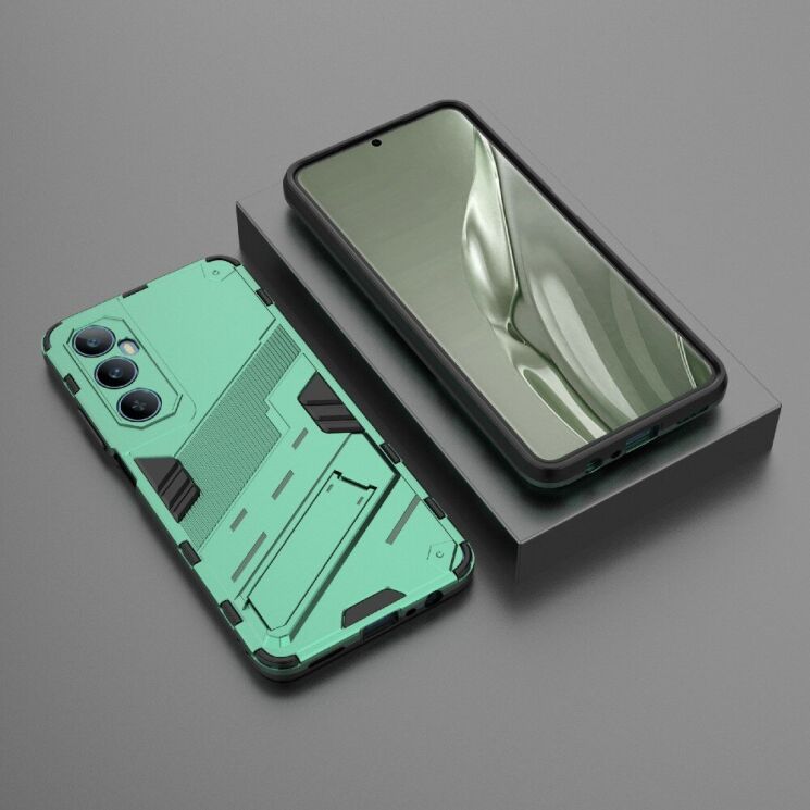 Захисний чохол Deexe Bibercas для Realme C65 - Green: фото 6 з 8