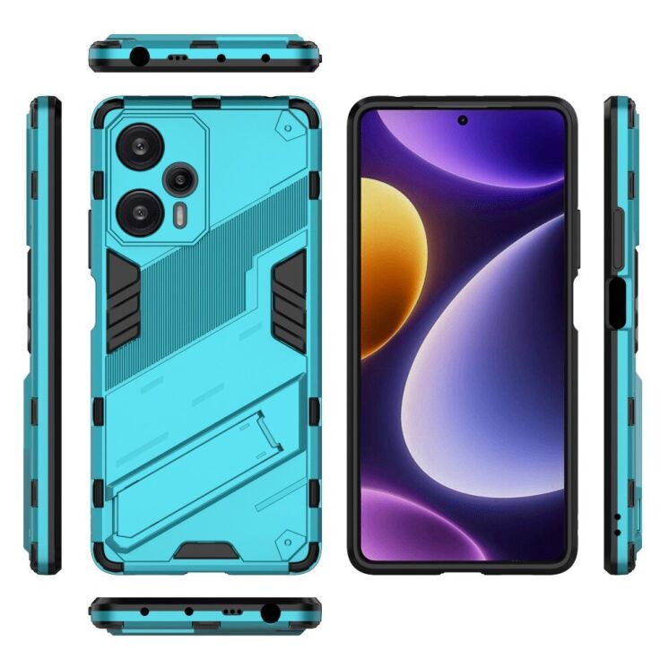 Защитный чехол Deexe Bibercas для Xiaomi Poco F5 / Redmi Note 12 Turbo - Red: фото 8 из 8