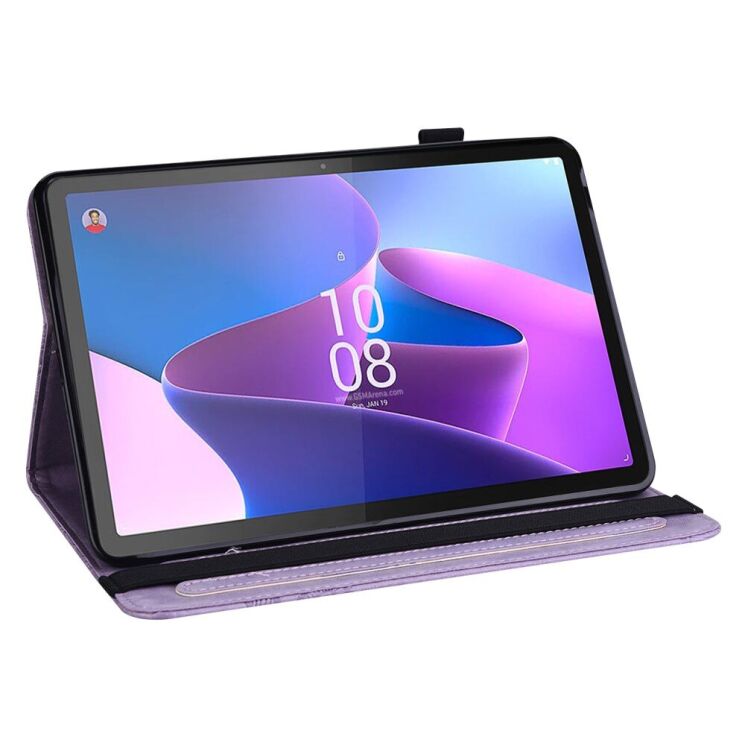 Защитный чехол Deexe Butterfly для Lenovo Tab P11 Pro Gen 2 - Purple: фото 4 из 9