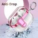 Защитный чехол Deexe Clear Luxe для Samsung Galaxy Buds 3 / Buds 3 Pro - Rose Gold (360919RG). Фото 6 из 8