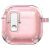 Захисний чохол Deexe Clear Stand для AirPods 5 / 4 - Glitter Pink: фото 1 з 8