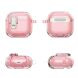 Захисний чохол Deexe Clear Stand для AirPods 5 / 4 - Transparent Pink (364461TP). Фото 8 з 8