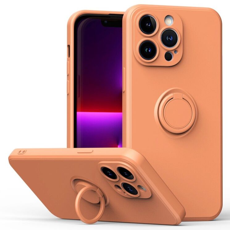 Защитный чехол Deexe Color Shell для Apple iPhone 14 Pro - Orange: фото 1 из 8