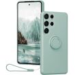Защитный чехол Deexe Color Shell для Samsung Galaxy S24 Ultra (S928) - Light Cyan (346983C)