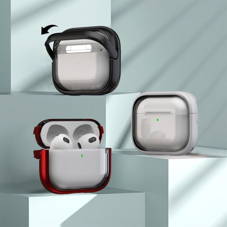 Защитный чехол Deexe Color Stand для Apple AirPods 4 - Gold: фото 9 из 10