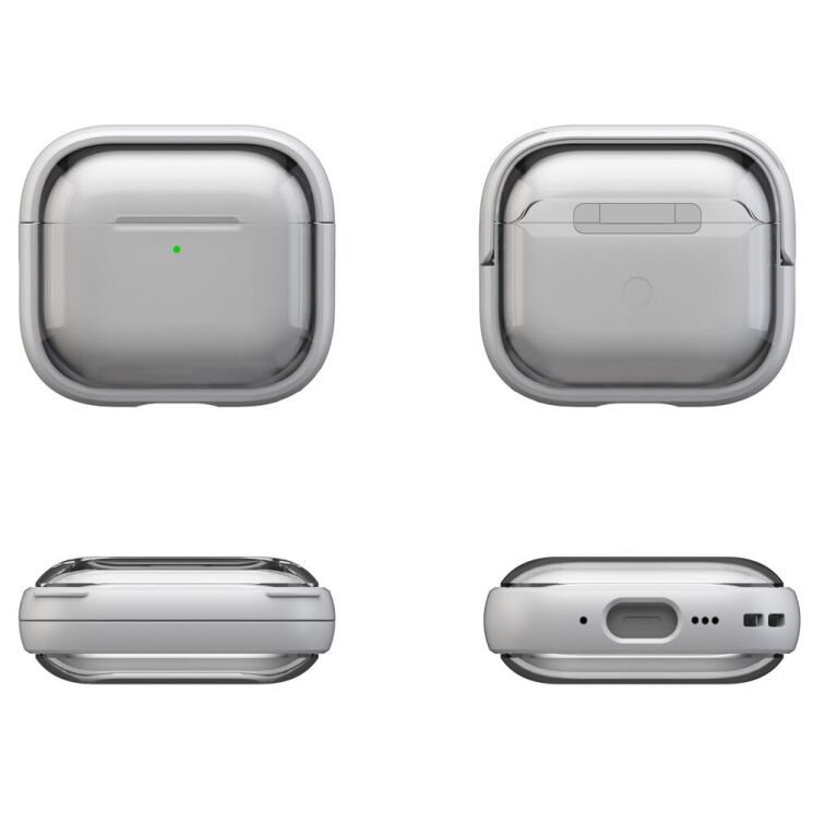 Защитный чехол Deexe Color Stand для Apple AirPods 4 - Gold: фото 10 из 10