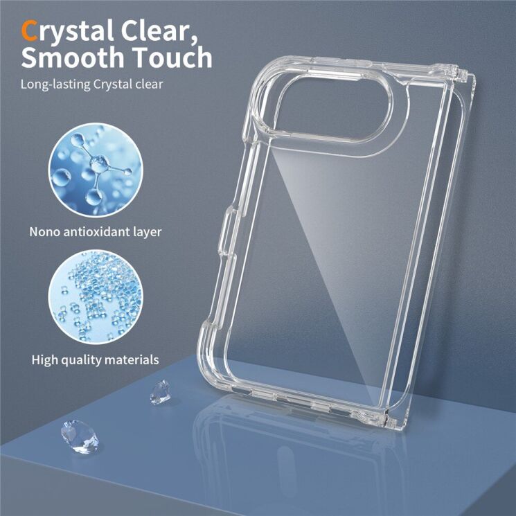 Защитный чехол Deexe Crystal Hybrid (FF) для iPhone Duo - Transparent: фото 4 из 7