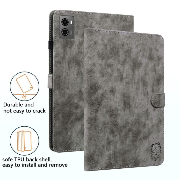 Защитный чехол Deexe Cute Tiger для Lenovo Legion Tab - Black: фото 8 из 10