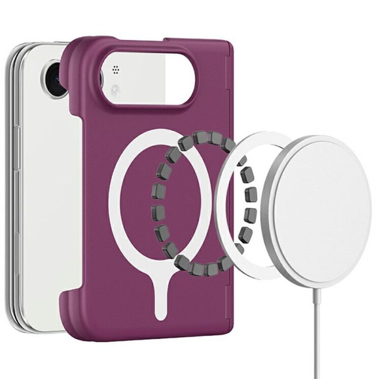 Захисний чохол Deexe Dopamine Magnetic для iPhone Duo - Pink: фото 5 з 7